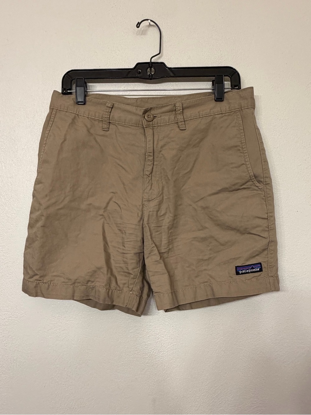 Patagonia Men’s Organic Cotton Chino Shorts Beige Khaki Size 30
